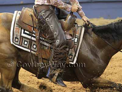 Used cutting saddle with square skirt