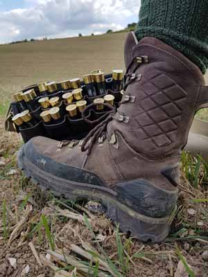 An outdoor or hunting boot made by Ariat 