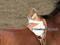 Bareback rigging for bareback bronc riding