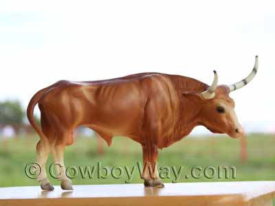 The Breyer Longhorn bull