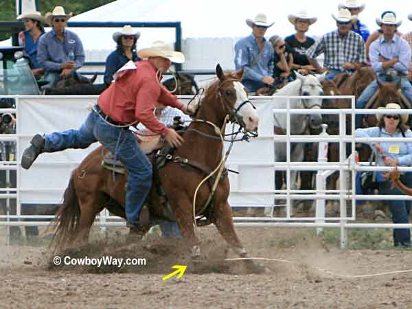 Calf roper Clint Robinson