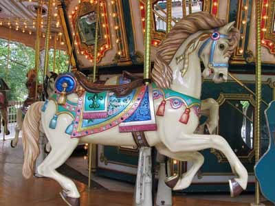A real carousel horse.