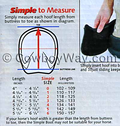 Cavallo Sport Boot Size Chart