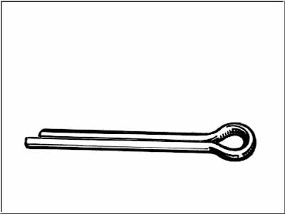 Cotter pin for a stampede string