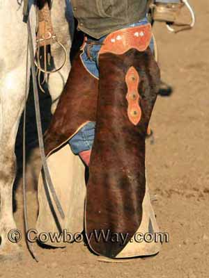 A pair of cowboy chaps