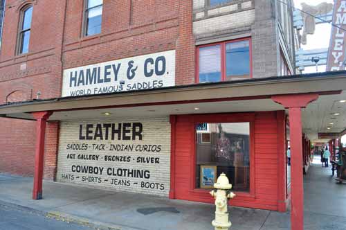 Photo of the Hamley and Company building, the first makers of the Wade saddle