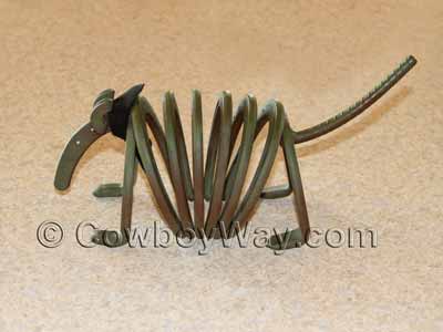A horseshoe armadillo