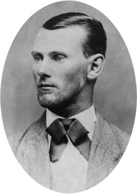 Train robber Jesse James