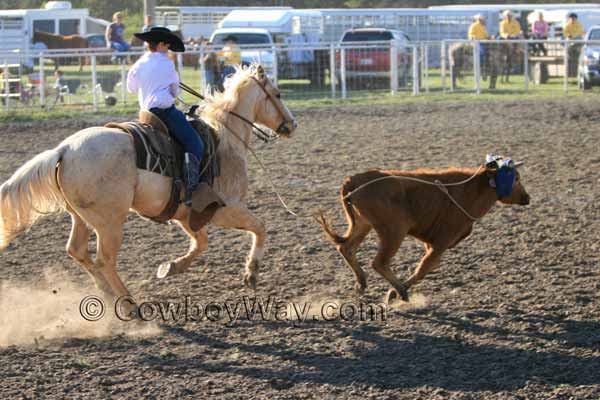The doctoring event in a junior ranch rodeo