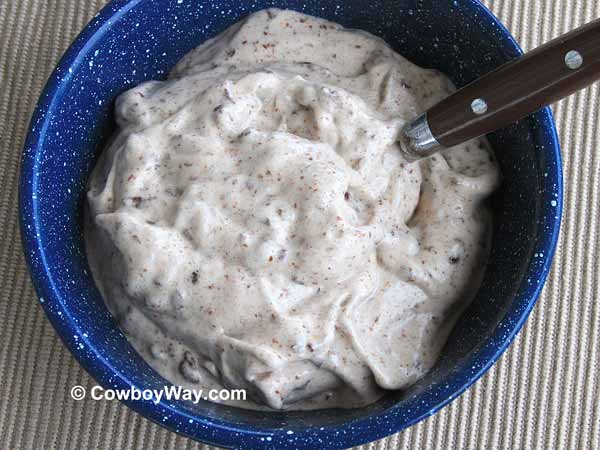 Blended frozen bananas with chocolate chunks