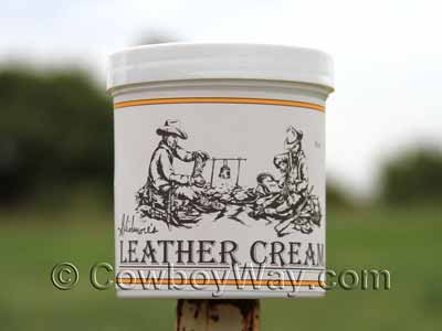 Skidmore's Leather Cream is an all purpose leather care product