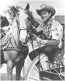Roy Rogers and Trigger. Roy Rogers had Riders Rules for his young fans.