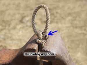 Stopper knot with a honda knot