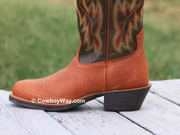 Twisted X boot side and heel