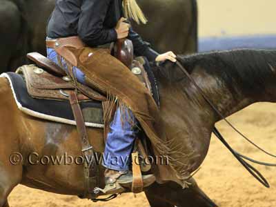 Cutting saddle being used