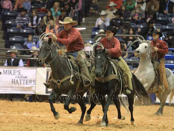 Arndt Ranch / Bailey Ranch compete in the stray gathering