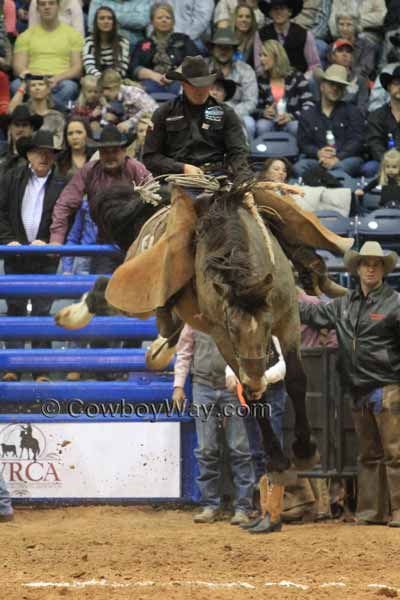 Ranch bronc rider Wes Bailey