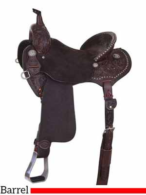 The Charmayne James Record Breaker barrel saddle by Reinsman