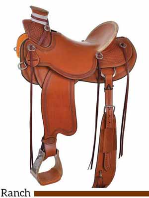 The Reinsman Wade 4616 ranch saddle
