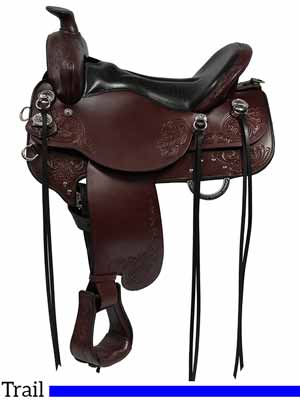 The Tucker Horizon North Star 263 trail riding saddle