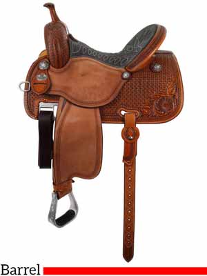 The Sherry Cervi Crown C 97-C1 Barrel saddle