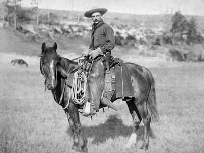 Photo of a cowboy