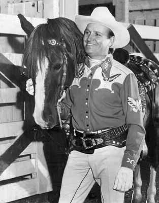 Gene Autry and his horse Champion
