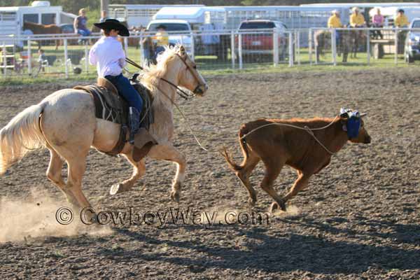 The doctoring event in a junior ranch rodeo