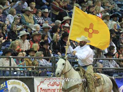 The flag of the state of New Mexico