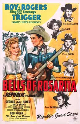 A movie poster giving Trigger top billing along with Roy Rogers