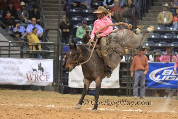 WRCA Ranch Bronc Riding 2014 - Bronc Rider Ryan Rhinehart