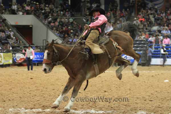 WRCA Ranch Bronc Riding 2014 - Bronc Rider Wes Housler