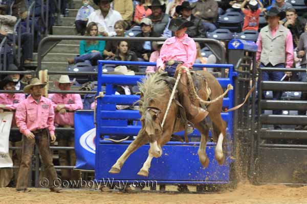 WRCA Ranch Bronc Riding 2014 - Bronc Rider Chaz Brewer