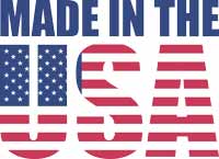 Made in the USA logo representing Martin Saddles and their barrel racing saddles