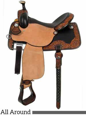 A high-end Western saddle from Martin Saddlery.